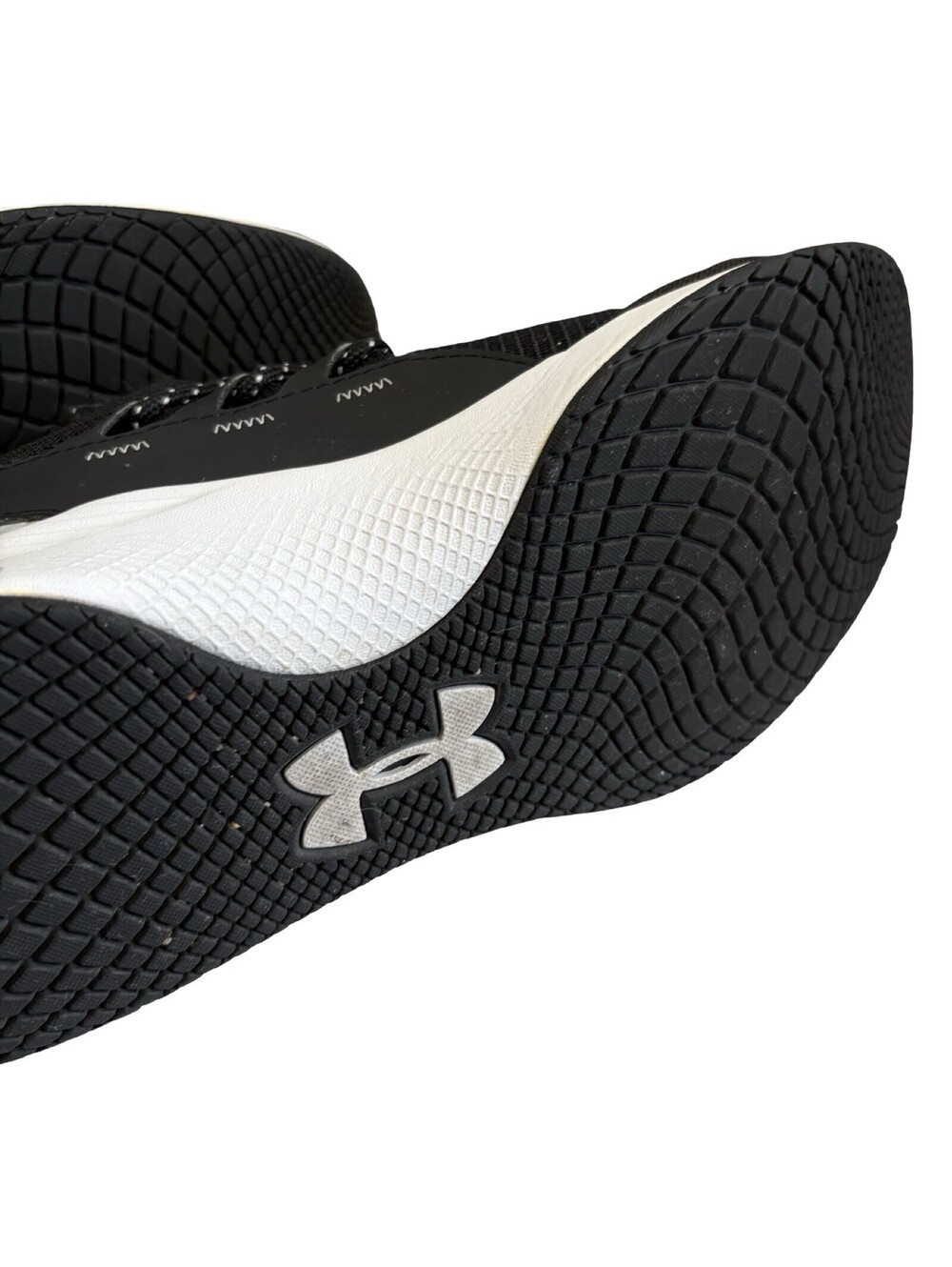 Under Armour Women’s 9.5 Charged Breathe Lace Black Running Training Shoes - Picture 10 of 10